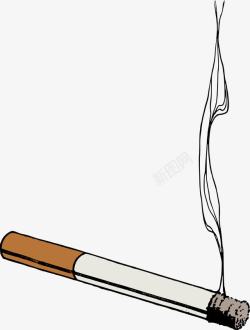 白色香烟一根香烟高清图片