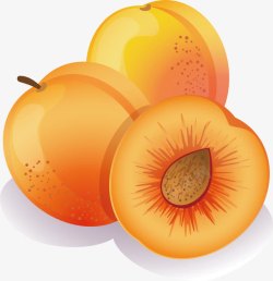 美味的水果桃子矢量图高清图片