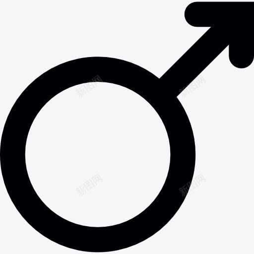 男性性别符号图标png_新图网 https://ixintu.com 人的迹象 性别 男人 男性