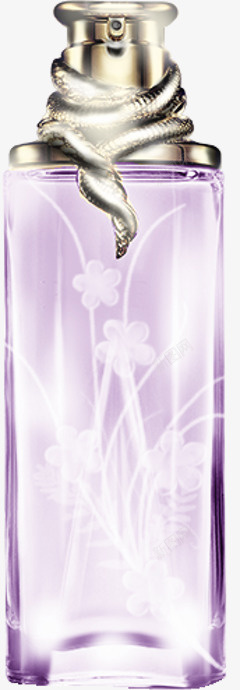 紫色香水瓶素材