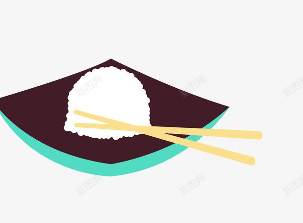 彩色一盘米饭png免抠素材_新图网 https://ixintu.com 一盘米饭 主食 彩色米饭 矢量米饭