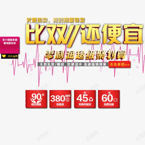 比双11还便宜png免抠素材_新图网 https://ixintu.com 优惠 聚划算 聚划算促销 降价