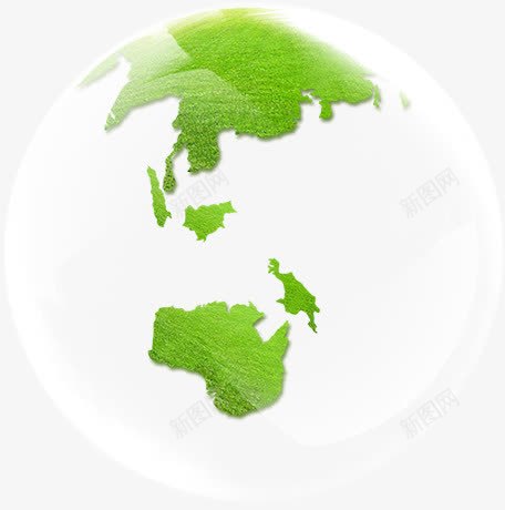 圆形卡通气泡绿树地图png免抠素材_新图网 https://ixintu.com 卡通 圆形 地图 气泡 绿树