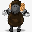 是强大的羊ariesiconspng免抠素材_新图网 https://ixintu.com Be Sheep Strong 强大的 是 羊