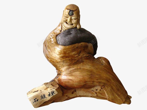 佛陀根雕艺术品png免抠素材_新图网 https://ixintu.com 佛陀 创意 创意木制品 木制品 根雕 艺术品 雕塑