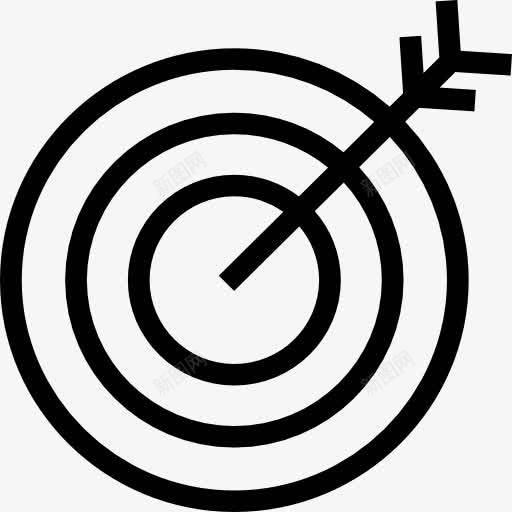 目的图标png_新图网 https://ixintu.com 射手 射箭 武器 目标 目的 箭 运动