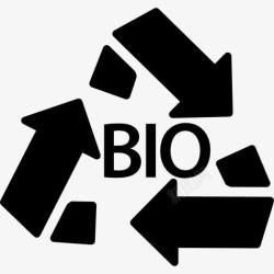 生物量生物量的回收标志图标高清图片