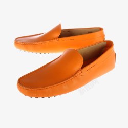 橙色鞋子素材