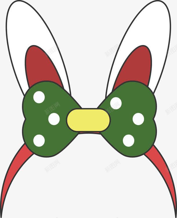 兔耳朵圣诞帽png免抠素材_新图网 https://ixintu.com 兔耳朵 圣诞帽