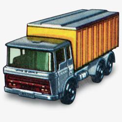 自卸车容器卡车年代的火柴盒汽车素材