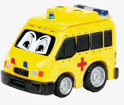 黄色救护车素材