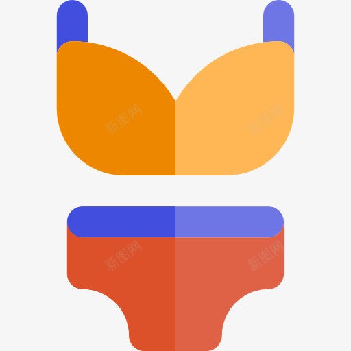 Bikini图标png_新图网 https://ixintu.com 套装 女孩 时尚 服装 泳装 洗澡