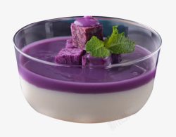 紫薯布丁素材