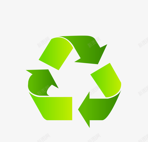 绿色回收标签矢量图eps免抠素材_新图网 https://ixintu.com 矢量标签 绿色回收标签 绿色标签 矢量图