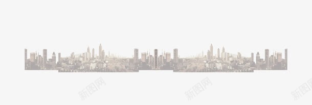 城市建筑物png免抠素材_新图网 https://ixintu.com 城市 建筑物 成片 虚幻 远景