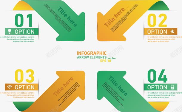 手绘精美箭头标签矢量图ai免抠素材_新图网 https://ixintu.com PPT 手绘 标签 箭头 矢量图