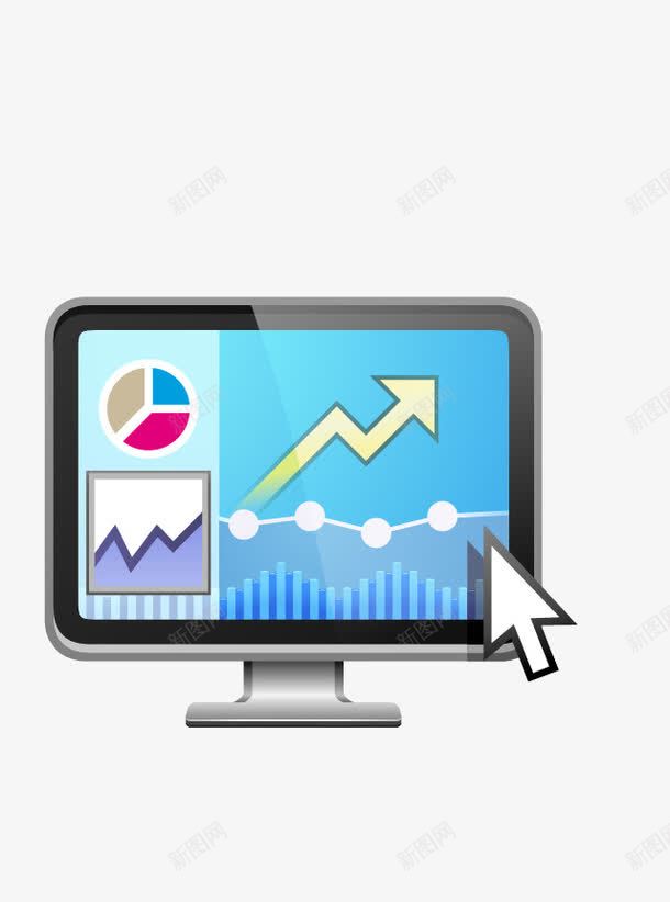 金融股票数据分析png免抠素材_新图网 https://ixintu.com 分析表 卡通 数据 电脑 矢量电脑 金融