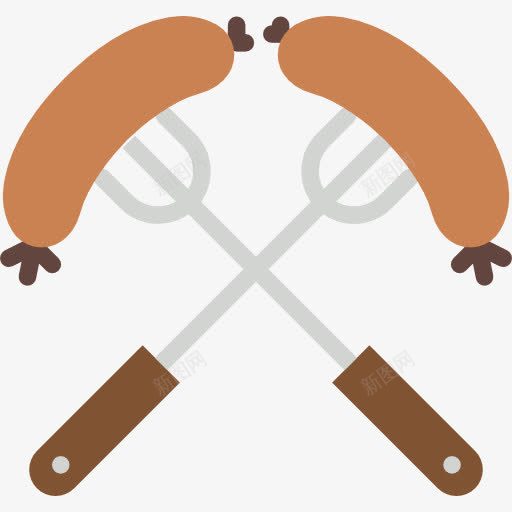 Barbecue图标png_新图网 https://ixintu.com 垃圾食品 快餐 烧烤 肉类 食品 香肠