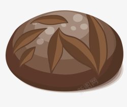 巧克力面包素材