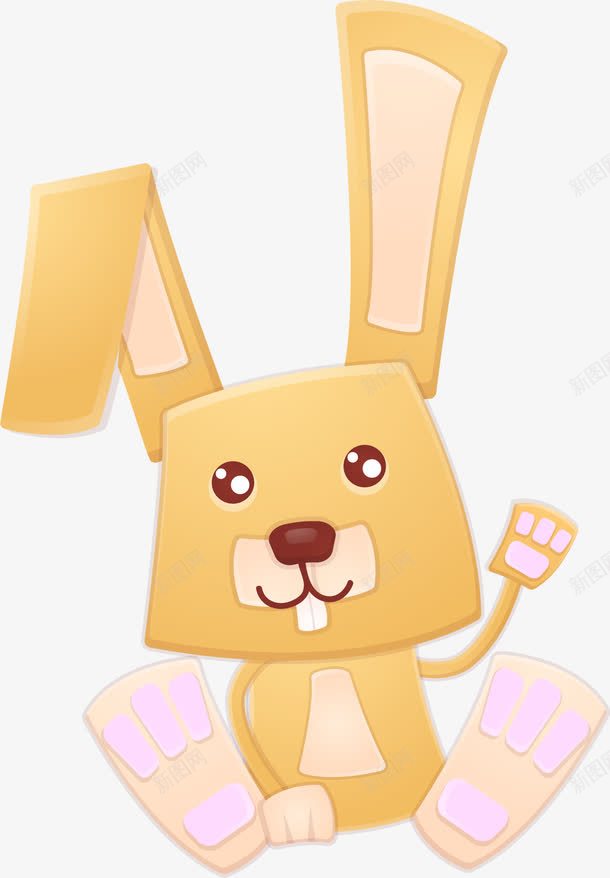 客厅可爱小兔子png免抠素材_新图网 https://ixintu.com 兔牙 卡通可爱 复活节兔子 小兔 小兔子 小动物 生肖兔 黄色