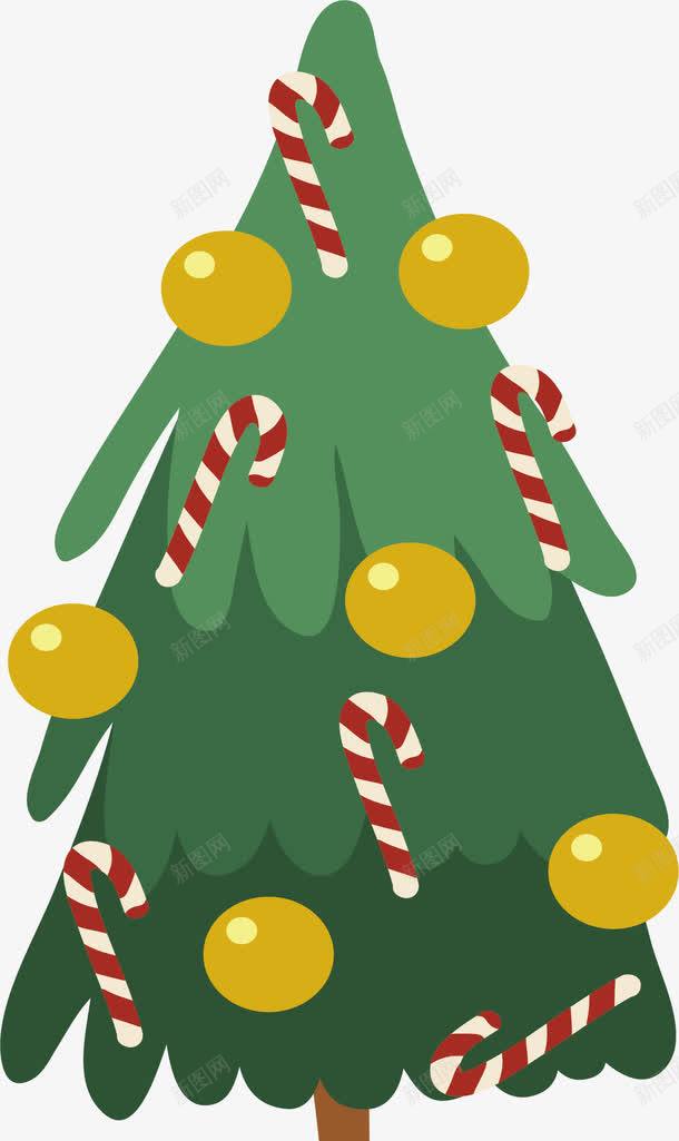 黄色小球圣诞树png免抠素材_新图网 https://ixintu.com 圣诞快乐 圣诞树 圣诞节 小球圣诞树 矢量png 黄色小球