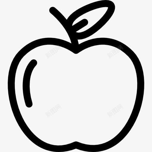 苹果叶图标png_新图网 https://ixintu.com 健康食品 有机 水果 维生素 食品 饮食