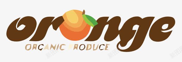橘子图文logo适量图标图标
