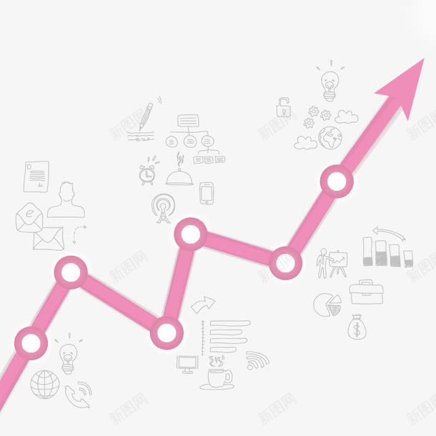 成功的箭头矢量图ai免抠素材_新图网 https://ixintu.com 数据节点 高清 矢量图