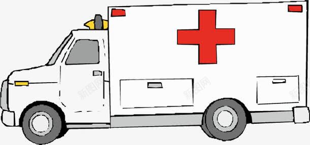 医疗救护车png免抠素材_新图网 https://ixintu.com 医疗 救护车 救护车PNG 救护车侧面