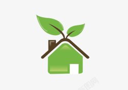 植物小房子素材