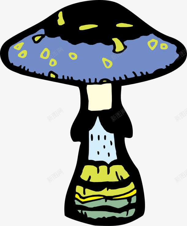 漂亮的蘑菇片png免抠素材_新图网 https://ixintu.com 卡通 手绘 菌类 蘑菇