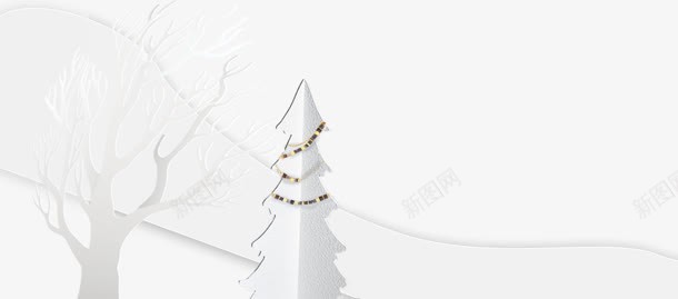 冬日圣诞白色树木美景png免抠素材_新图网 https://ixintu.com 冬日 圣诞 树木 白色 美景