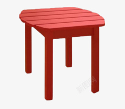 红色凳子素材