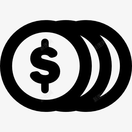 图标png_新图网 https://ixintu.com 生意 美元符号 美元美分硬币 美分 货币 钱 钱字符号