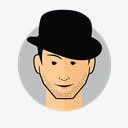 MaleAvatarBowlerHatIcon图标png_新图网 https://ixintu.com avatar bowler hat male 帽子 玩滚球的人 男性 阿凡达