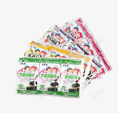 海苔零食png免抠素材_新图网 https://ixintu.com 产品实物 海苔 零食包装
