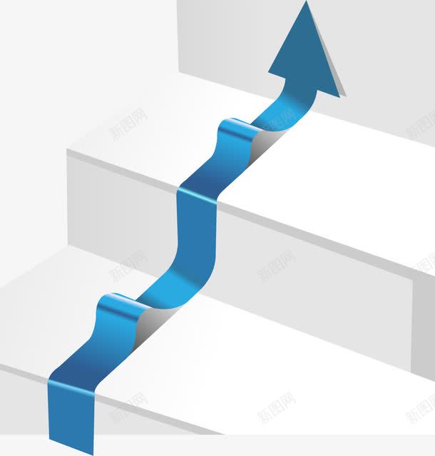 手绘楼梯箭头矢量图ai免抠素材_新图网 https://ixintu.com 商务 手绘 楼梯 箭头 矢量图