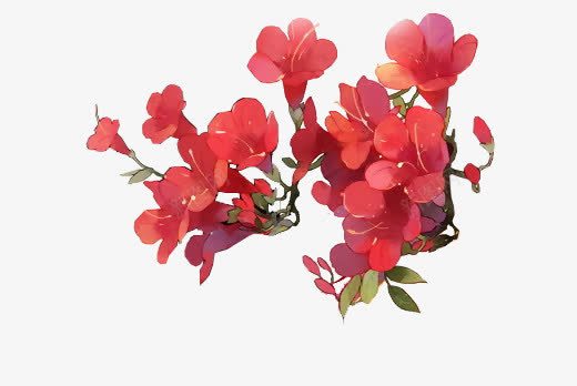 红色创意花卉植物合成摄影png免抠素材_新图网 https://ixintu.com 创意 合成 摄影 植物 红色 花卉