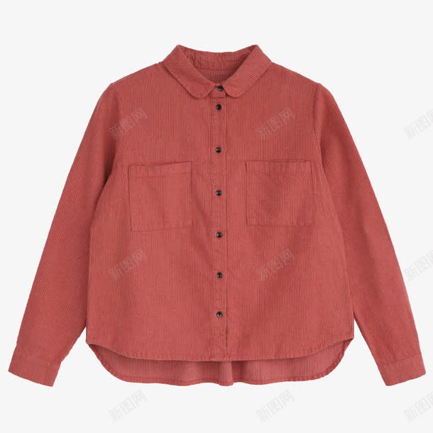 红色长袖png免抠素材_新图网 https://ixintu.com 上衣 产品实物 衬衫