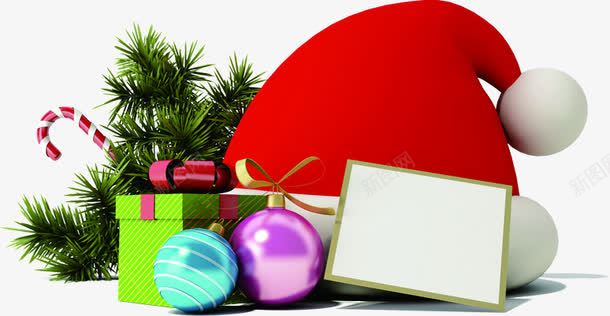 圣诞礼帽绿色礼盒装饰png免抠素材_新图网 https://ixintu.com 圣诞 礼帽 礼盒 绿色 装饰