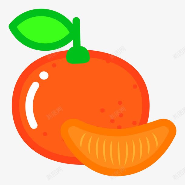 卡通水果维生素营养橘子png免抠素材_新图网 https://ixintu.com 卡通 橘子 水果 维生素 营养