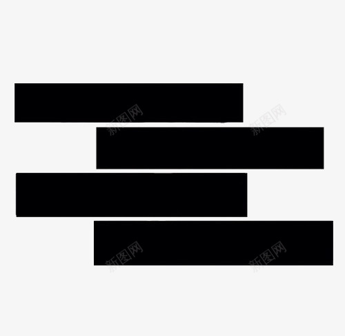 蒸汽波风格黑色条块图标png_新图网 https://ixintu.com 免抠下载 实物 手绘 蒸汽波风格 装饰 黑色条块
