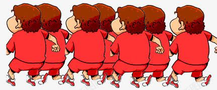 红色小孩png免抠素材_新图网 https://ixintu.com 人物 人物插画 卡通人物 小孩 插画 红色衣服 跳舞