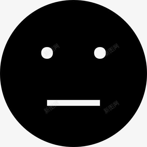 中性黑表情符号的符号图标png_新图网 https://ixintu.com 中性 山楂Emoji填补 界面 符号 脸 表情 表情符号 面孔 黑
