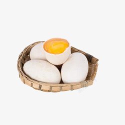 3个蛋带蛋黄的鹅蛋高清图片