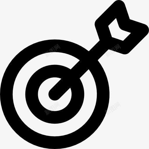 目标图标png_新图网 https://ixintu.com SEO和网络 射手 射箭 武器 目标 目的 箭 运动
