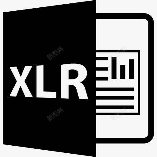 XLR文件格式符号图标png_新图网 https://ixintu.com XLR 文件 文件格式 格式 界面 符号