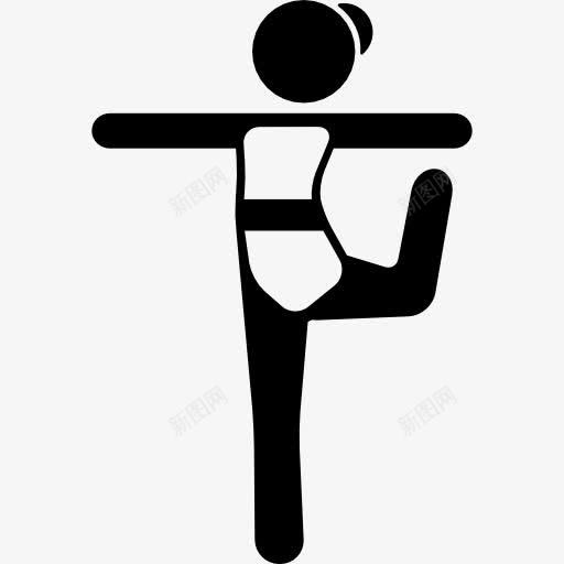 女孩贩卖了腿图标png_新图网 https://ixintu.com 体育 女人 平静 放松 瑜伽 运动