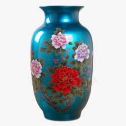 彩釉花瓶瓷瓶素材