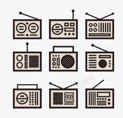 9款放音机与收音机素材